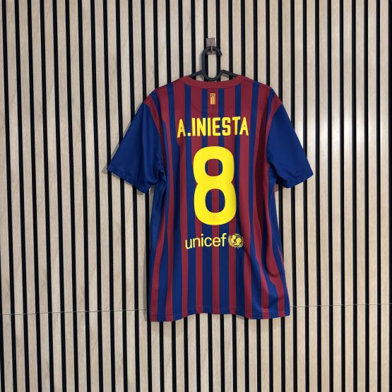 Camiseta FC Barcelona 2011/2012 local (Iniesta #8) (M)